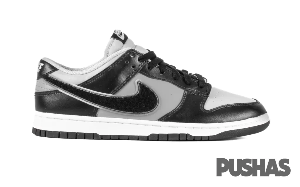 Angel Glow Dunk Low Chenille Swoosh 'Black Grey' (2022)
