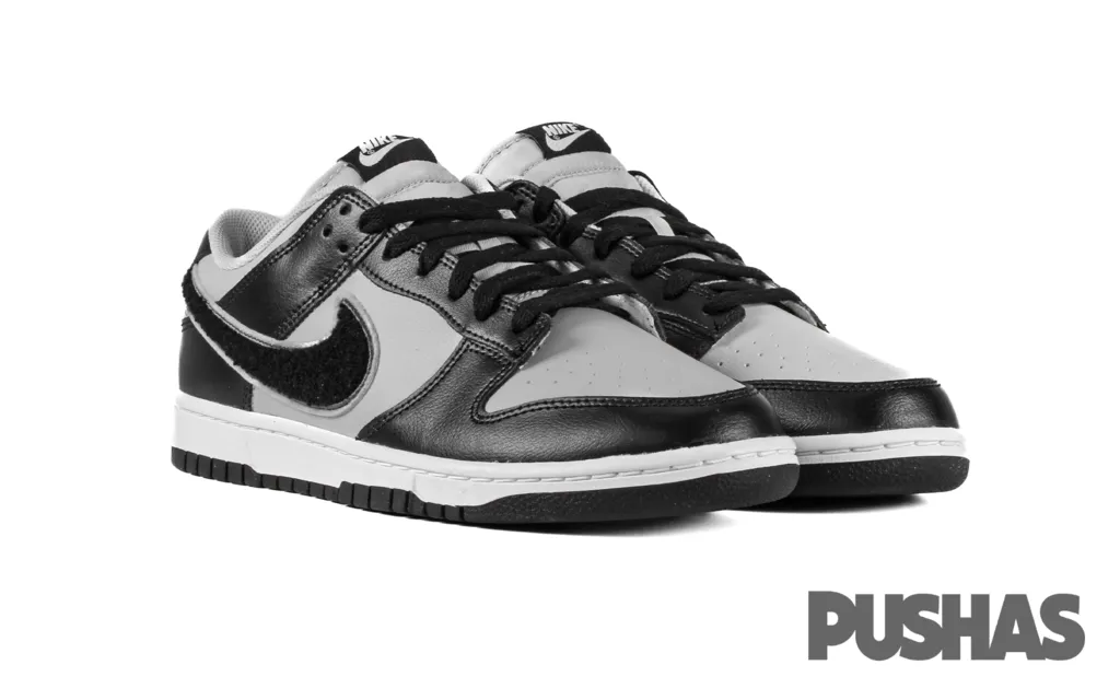 Dunk Low Chenille Swoosh 'Black Grey' (2022) Travel Must Durable Build