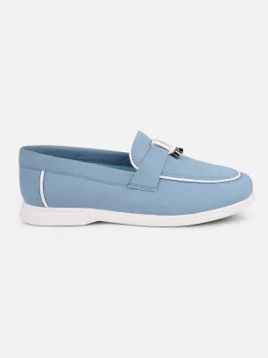 Women's Sky Blue Trendy Slip On (IU2005) Enhanced grip Marathon Pace