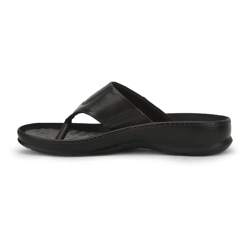 Coolers Brown Casual Slipper For Men META-1 By Liberty Moisture wicking Skill Cut