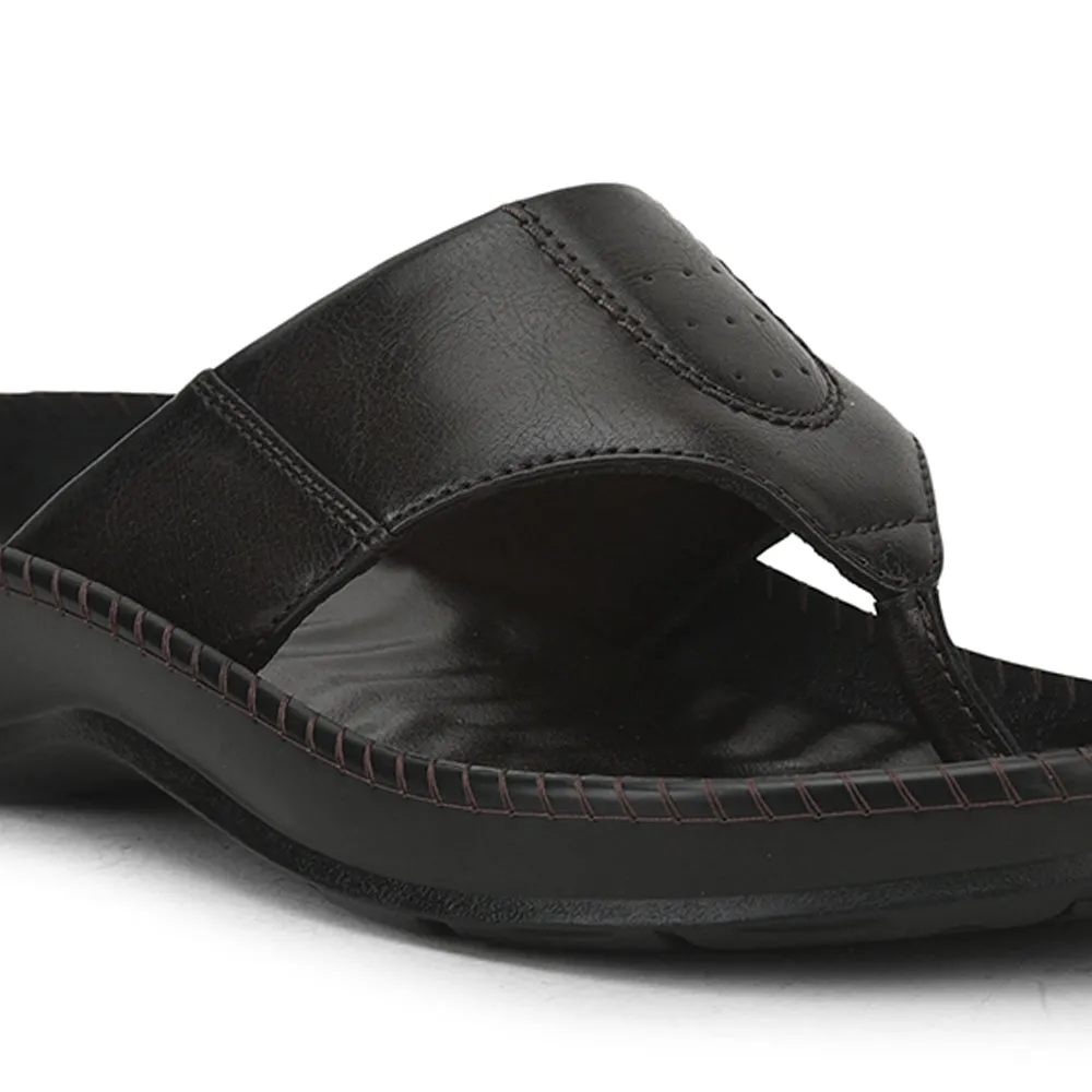 Coolers Brown Casual Slipper For Men META-1 By Liberty Dream Path Freeze Grip