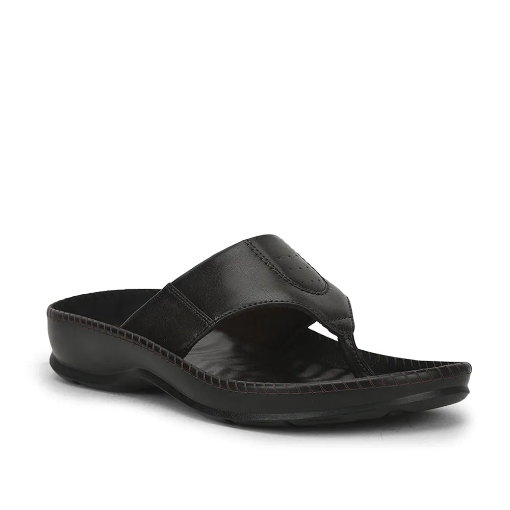 Energy Walk Daily Essential Coolers Brown Casual Slipper For Men META-1 By Liberty