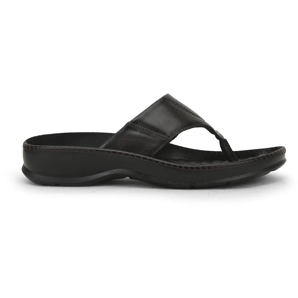Coolers Brown Casual Slipper For Men META-1 By Liberty sports Stretchable Material