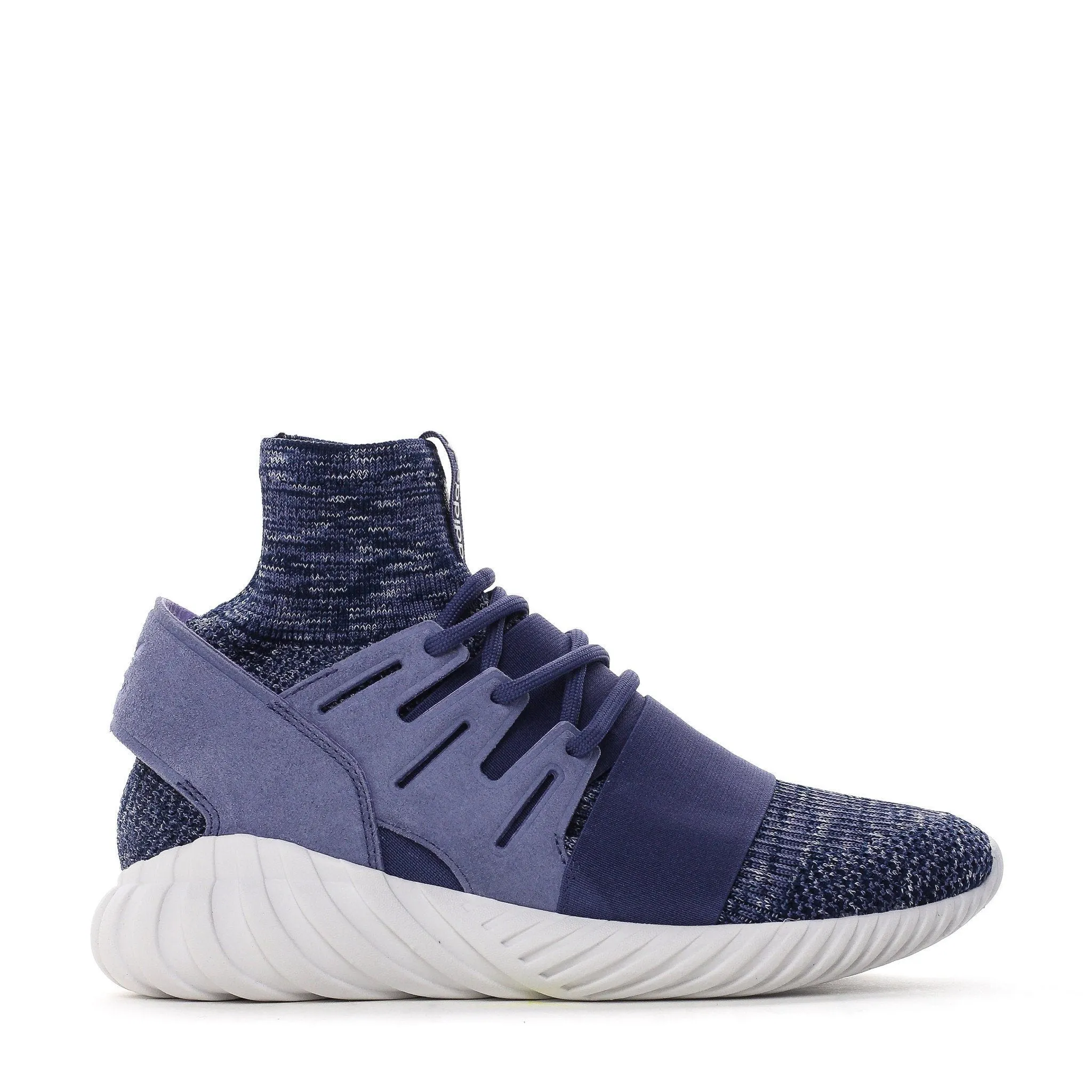 Adidas Originals Tubular Doom PK Primeknit Glow In The Dark Purple Navy BB2393 Memory Foam Standing All