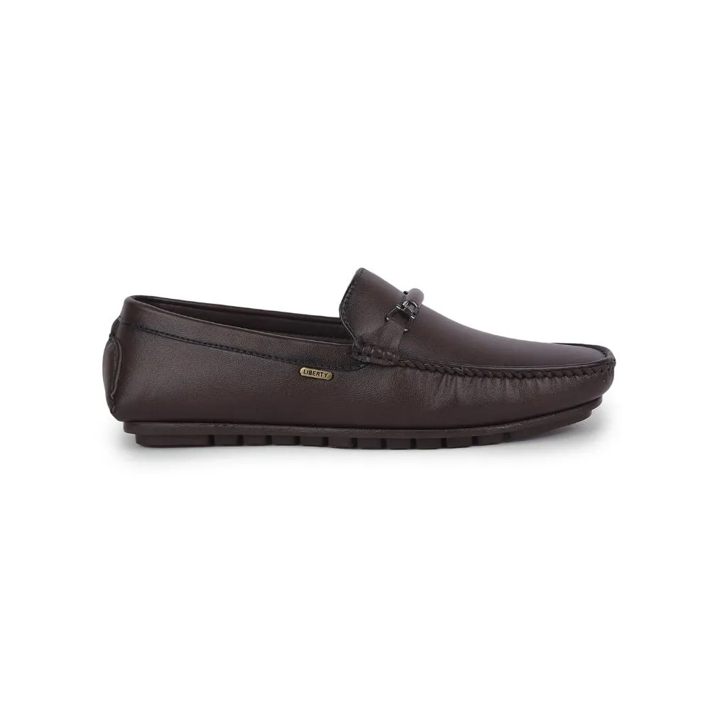 Safety Grip Fortune By Liberty Mens VCL-107 Brown  Formal Loafers