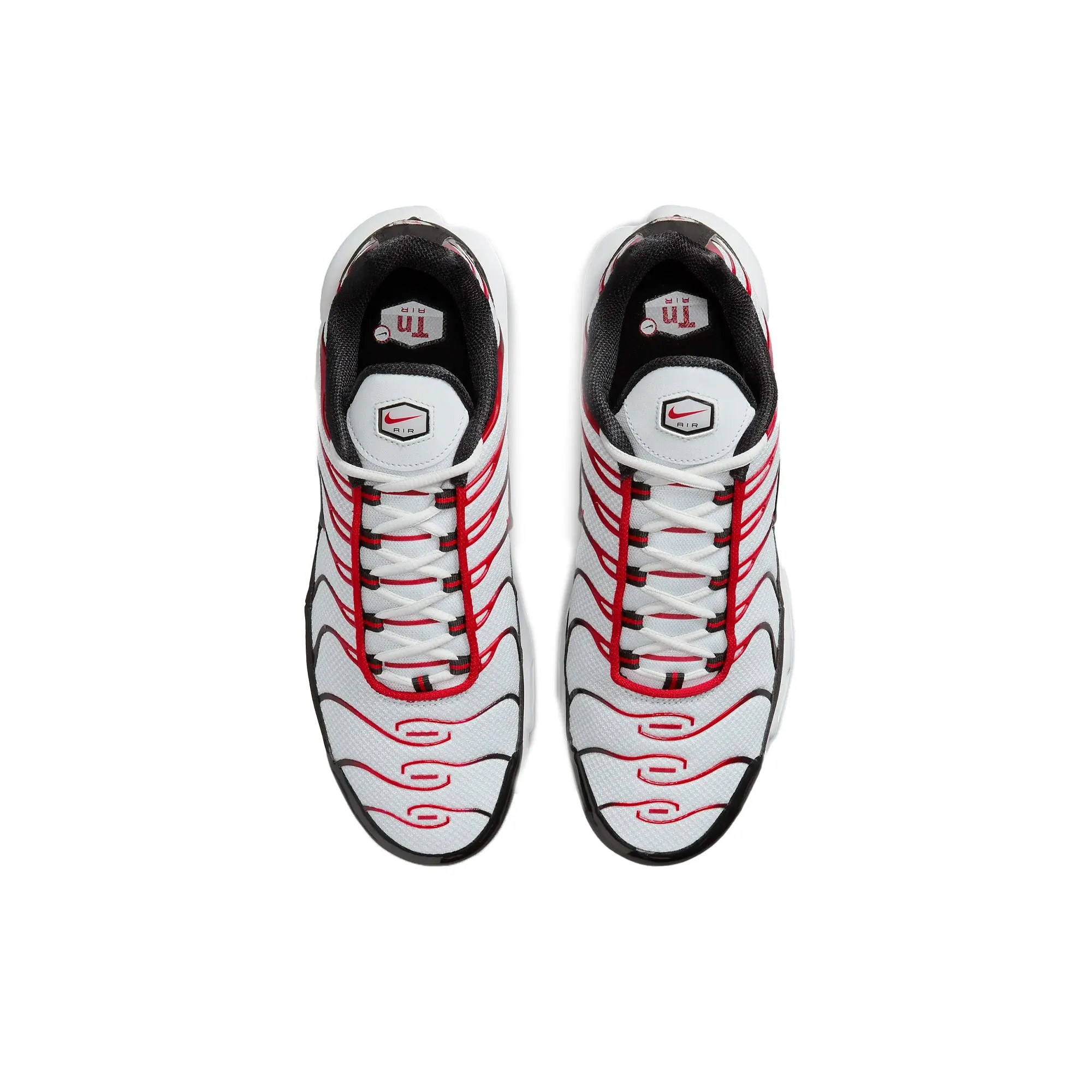 Nike Air Max Plus TN 'Pure Platinum Black University Red' Training