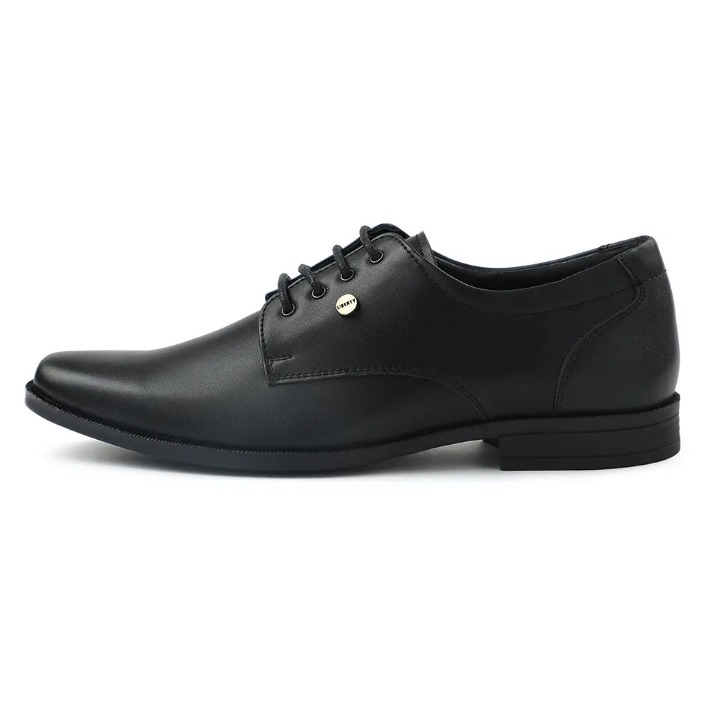 Fortune Black Formal Lacing Derby Shoes For Men BENSTOCK1E By Liberty Formal Footwear