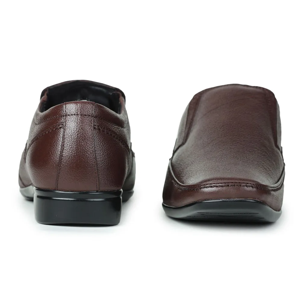 Comfortable ankle support Fortune (Brown) Classic Loafer Shoes For Men HOL-11 By Liberty