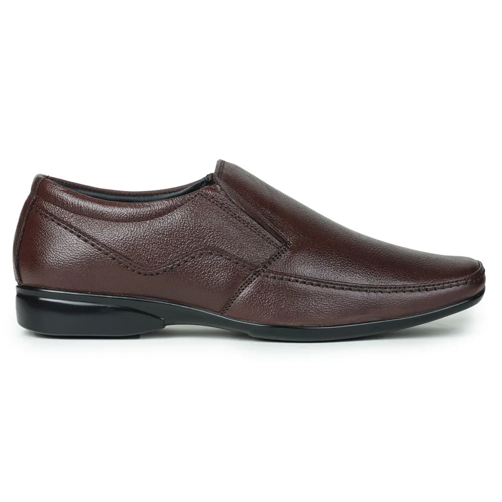 Fortune (Brown) Classic Loafer Shoes For Men HOL-11 By Liberty Elegant Japan Fit