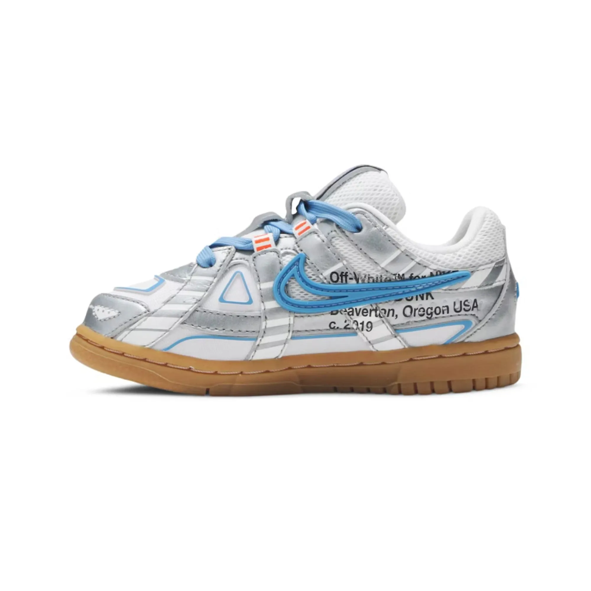 Soft Interior Shiny Tone Air Rubber Dunk x Off-White 'UNC' TD