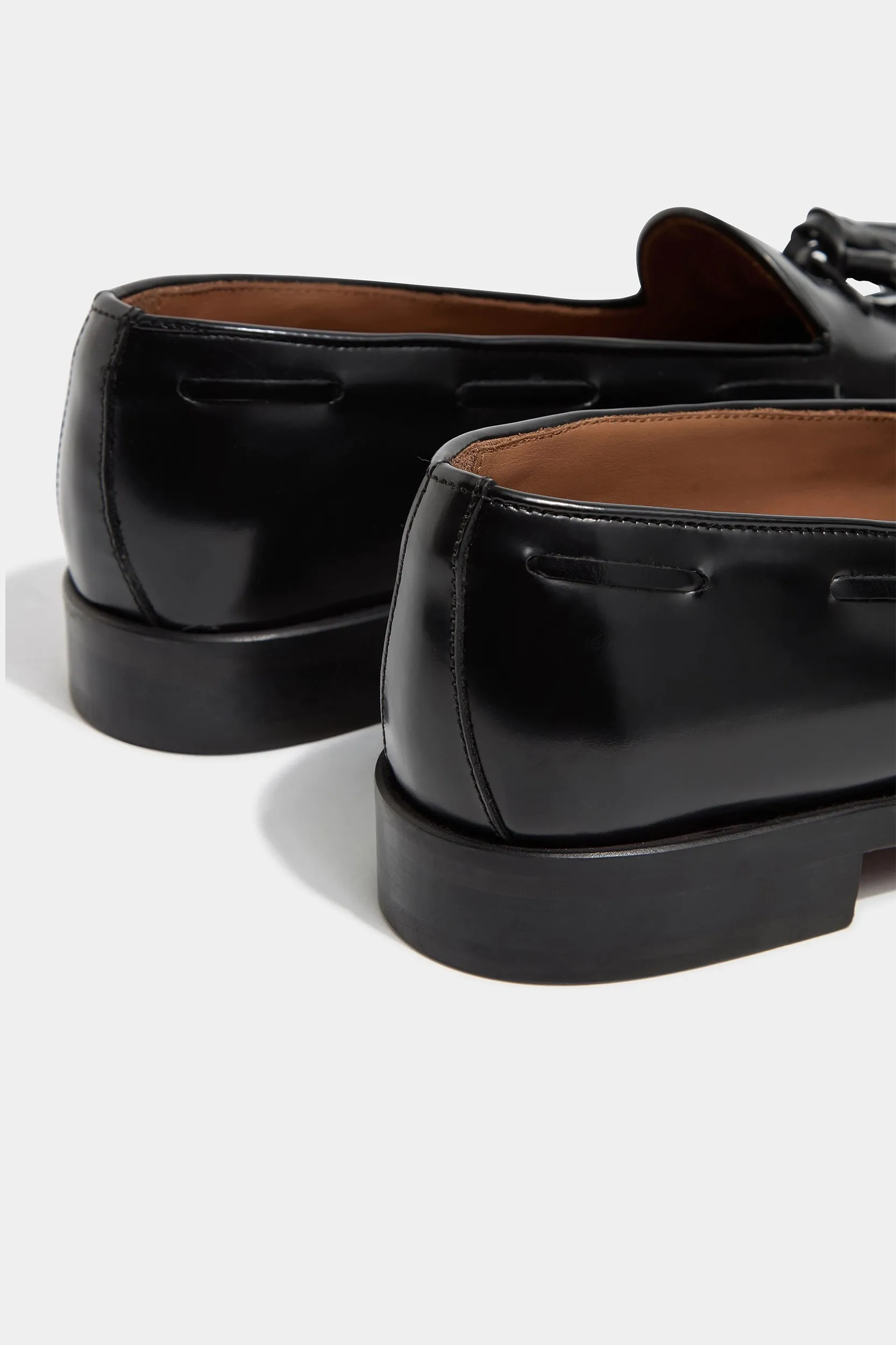 City Stride Black tassel loafers - Made In Italy