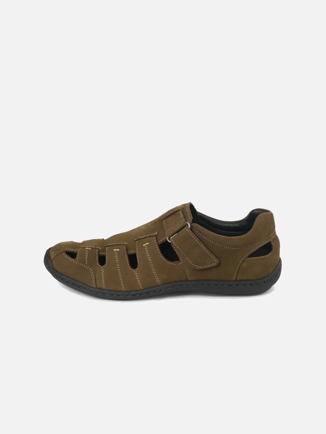 Street Mood Mesh Cool Men's Olive Huarache Sandal (ID4071)