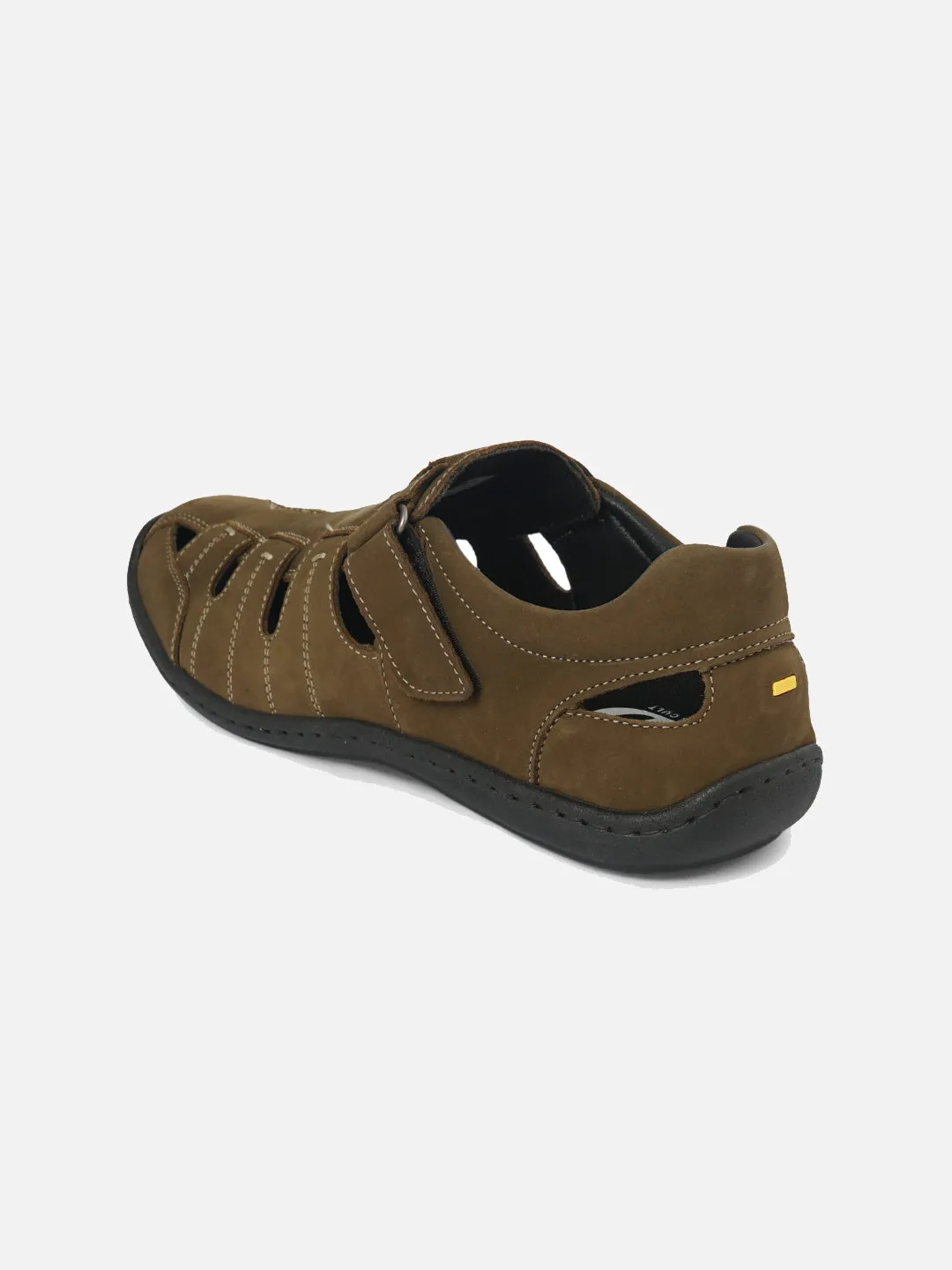 Earth Mood Anti Odor Busy Professionals Men's Olive Huarache Sandal (ID4071)
