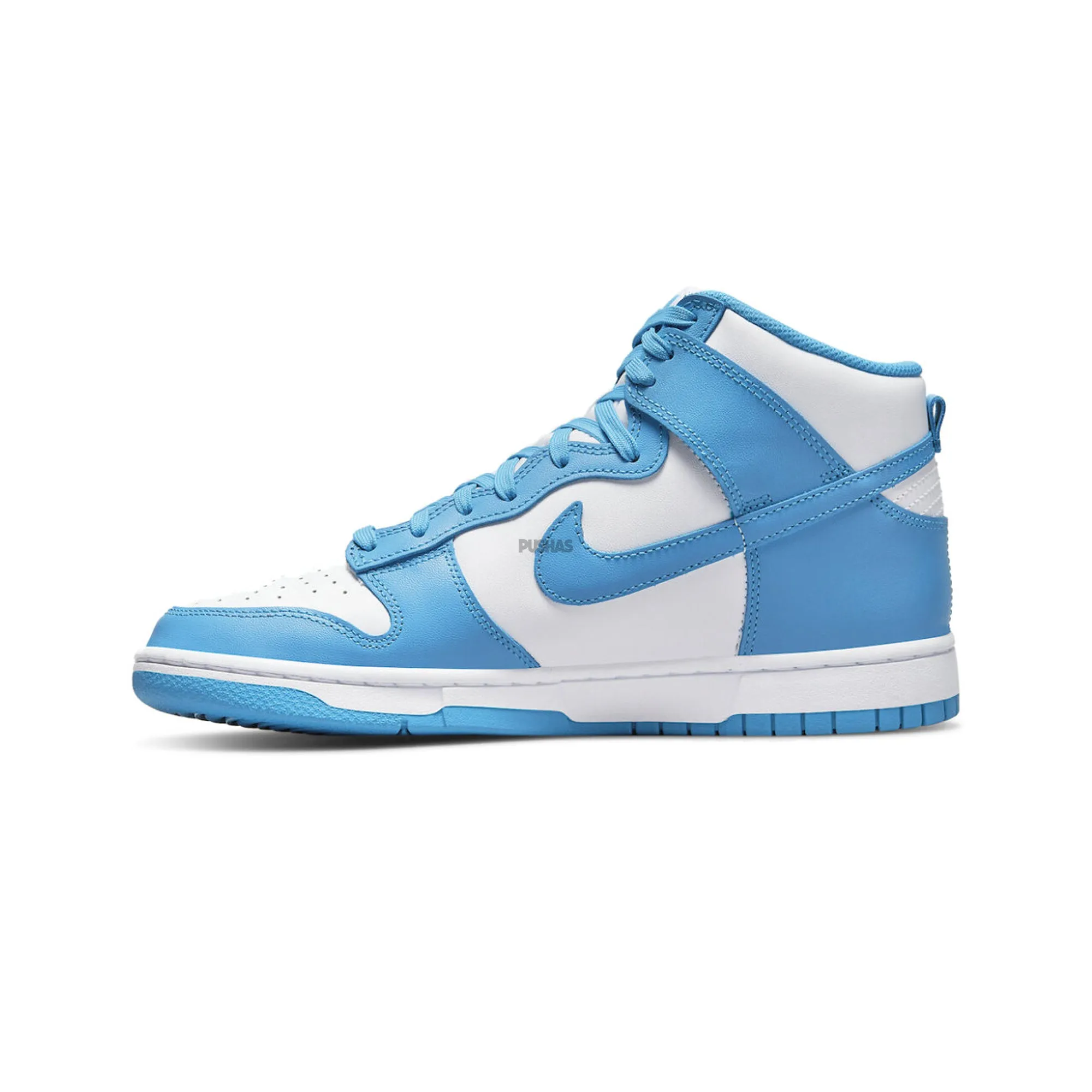 Nike Dunk High Retro 'Laser Blue' (2022) Lace Up Style
