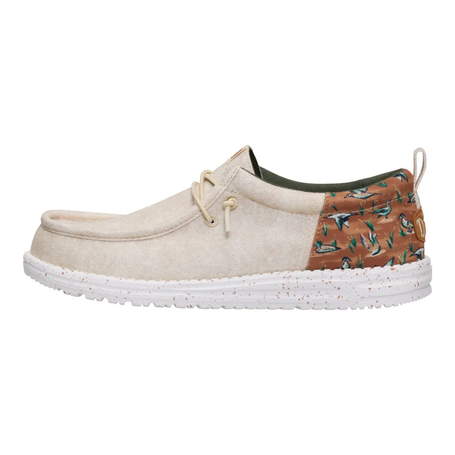 Wally Funk Duck Print - Wood Ash/Multi Daily Comfort Body Align