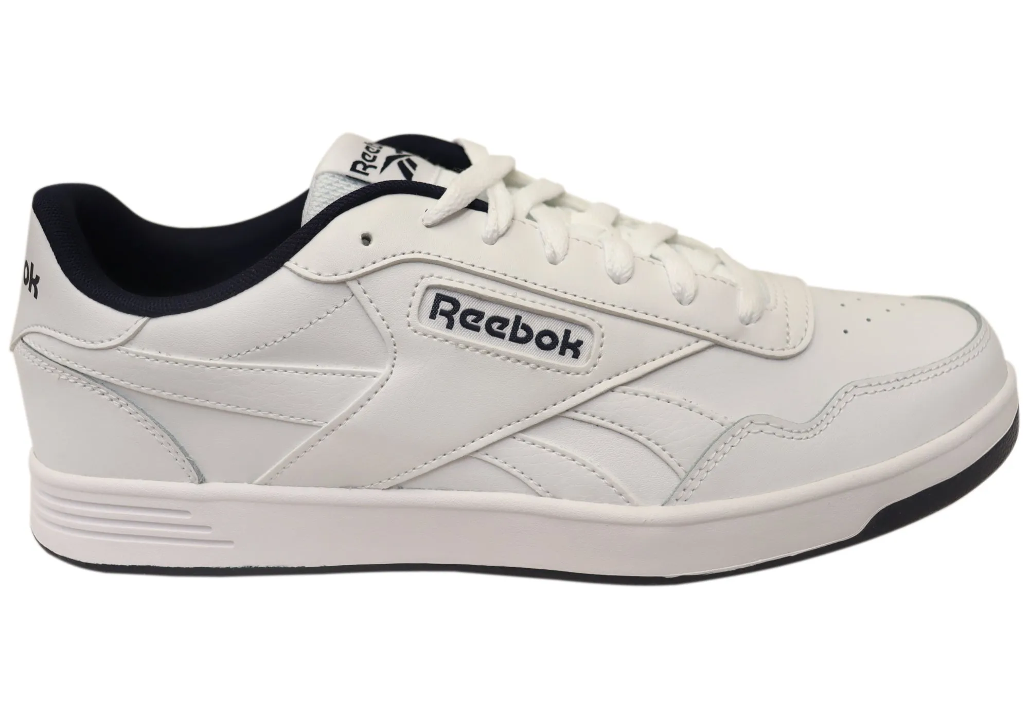 Reebok Mens Court Advance Comfortable Lace Up Shoes Pavement Ready Slow Pace