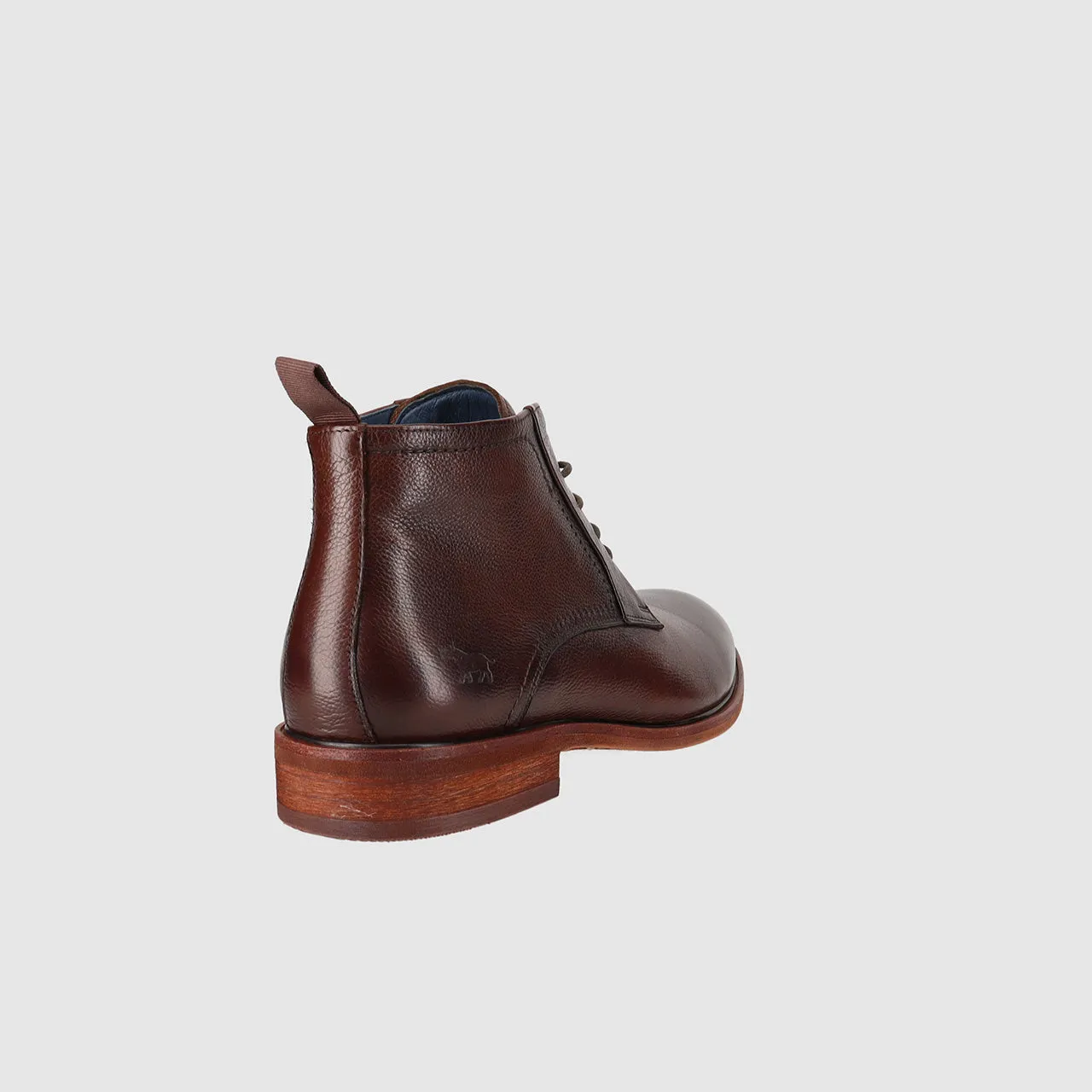 french chic Stage Ready Basel Lace Up Boots Dark Brown