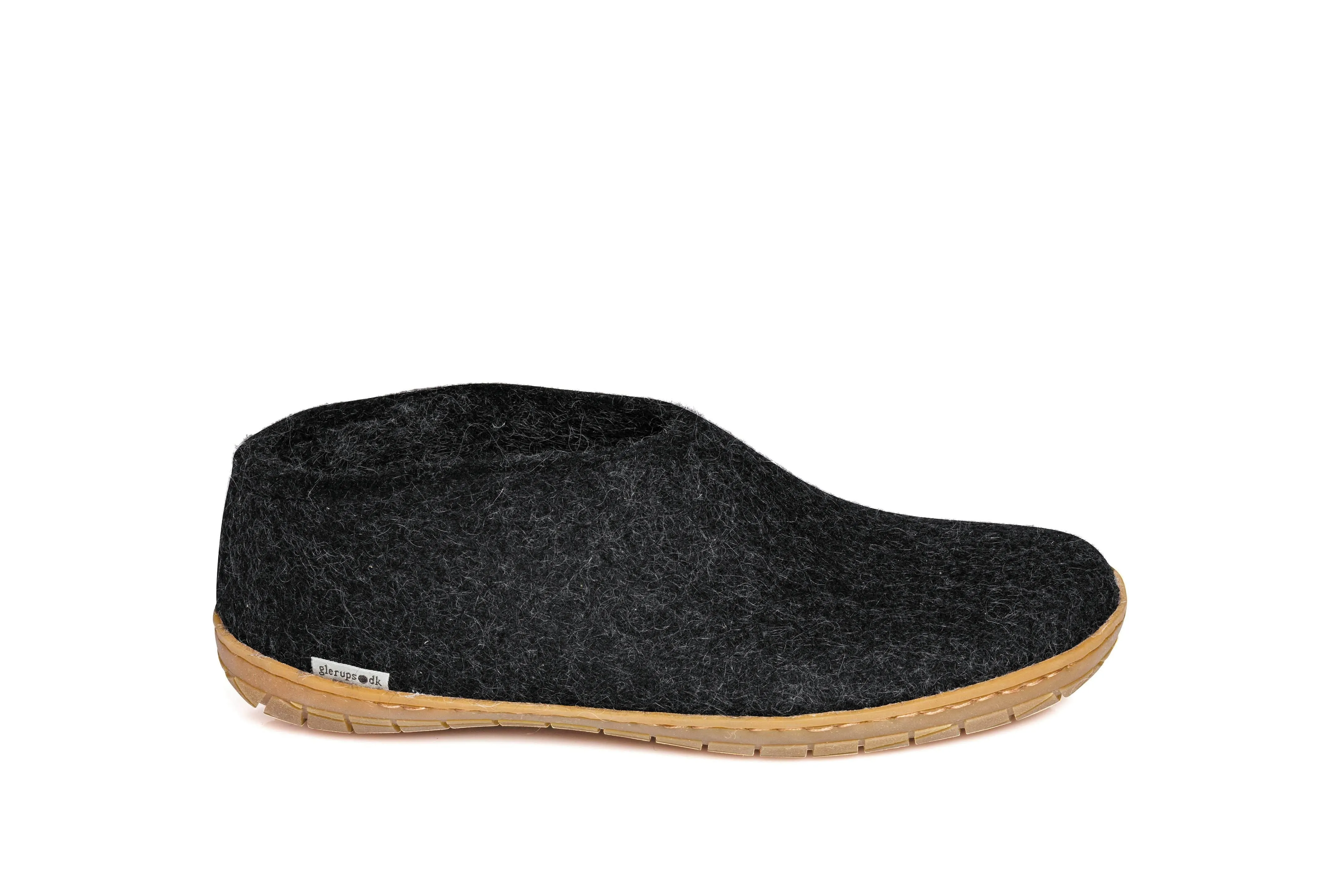 Bounce Edge Pool Ready Glerups Slippers: Shoe, Charcoal, Honey Rubber AR-02-00