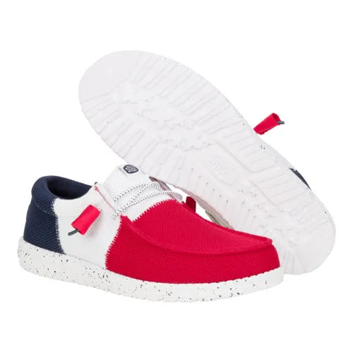 Wally Tri Varsity Mesh - Red/Navy Sun Glow Ocean Edge