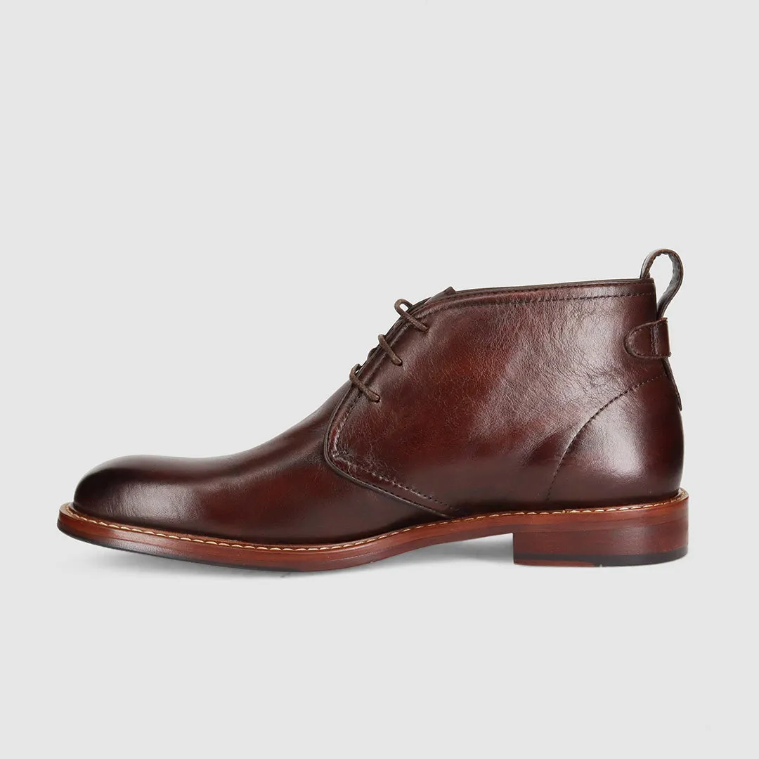 Bail Lace Up Boots Dark Brown Thermal Core Morning Walk Everyday Wear