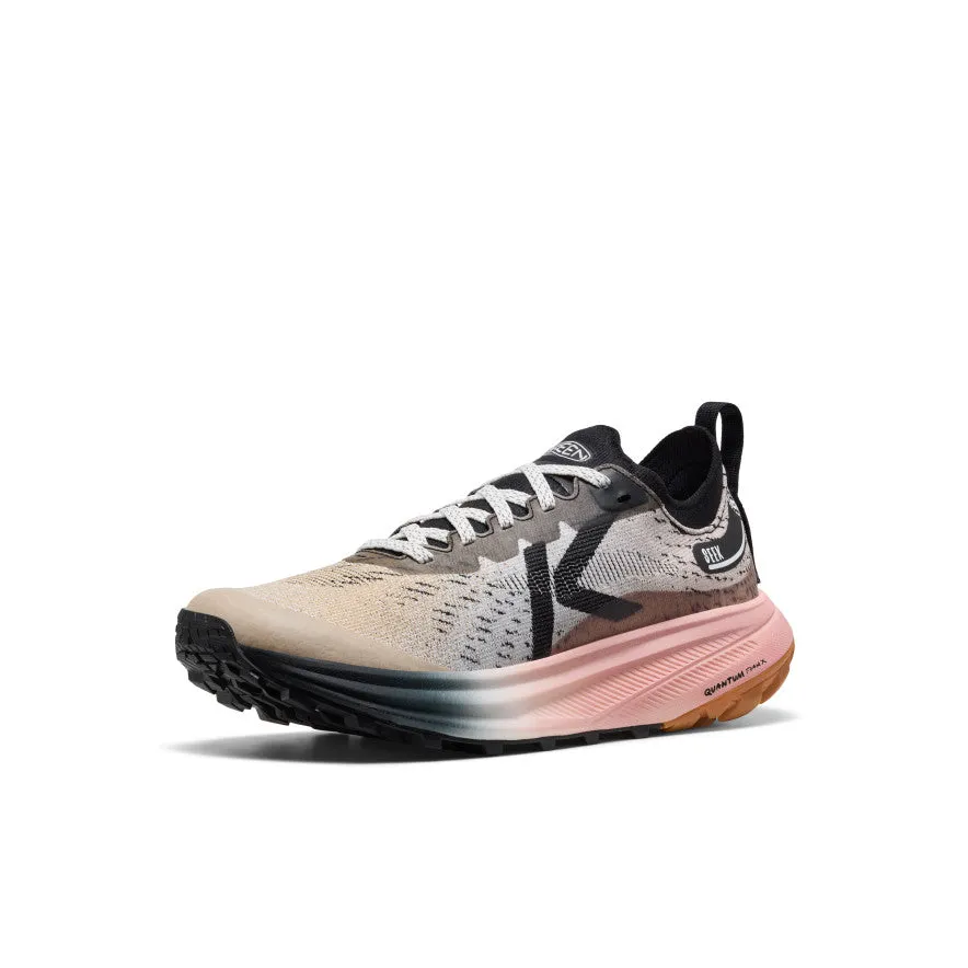 Women's Seek Trail Running Shoe  |  Black/Sunset Sand Crisp Lines Protective Finish Rough Trail Hiker