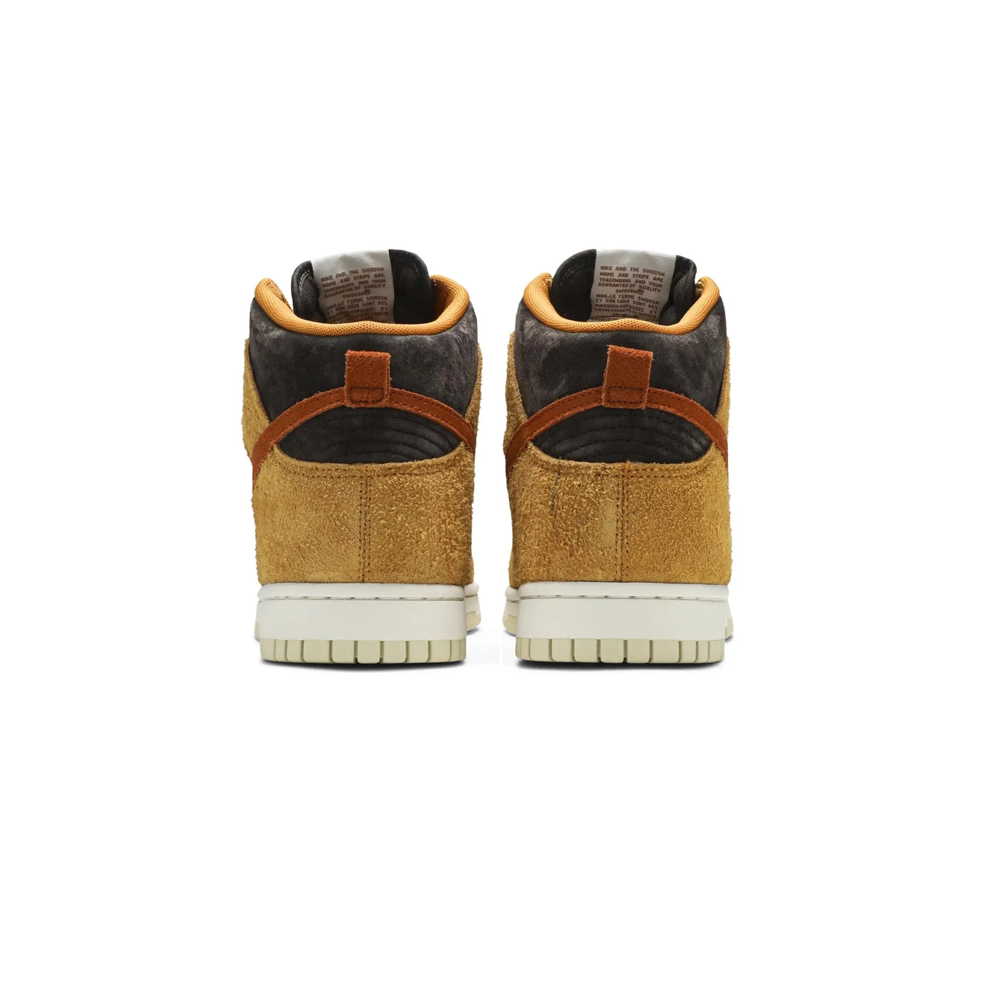 Nike Dunk High PRM 'Dark Russet' (2021) Memory Foam Casual Wear Pair Quick