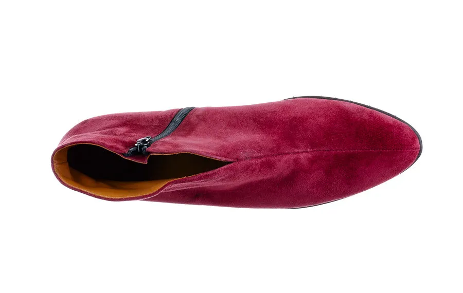 Via Knox Burgundy Street Style Durable Stitching