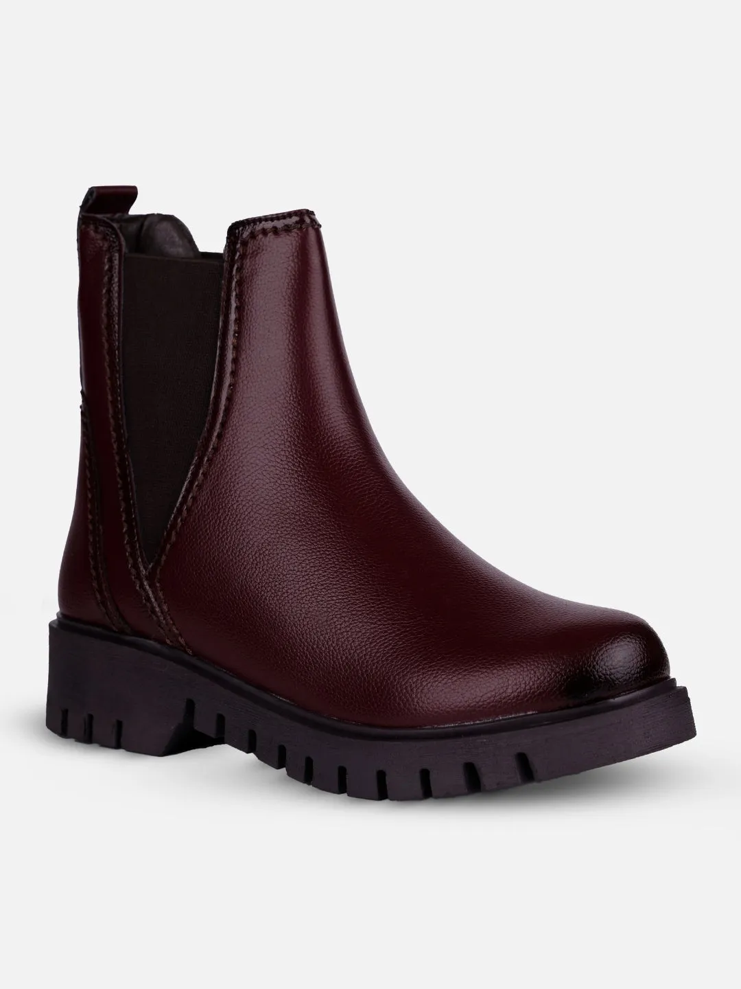 Women's Cherry Casual Boots (IU5005) nylon Comfort Stretch