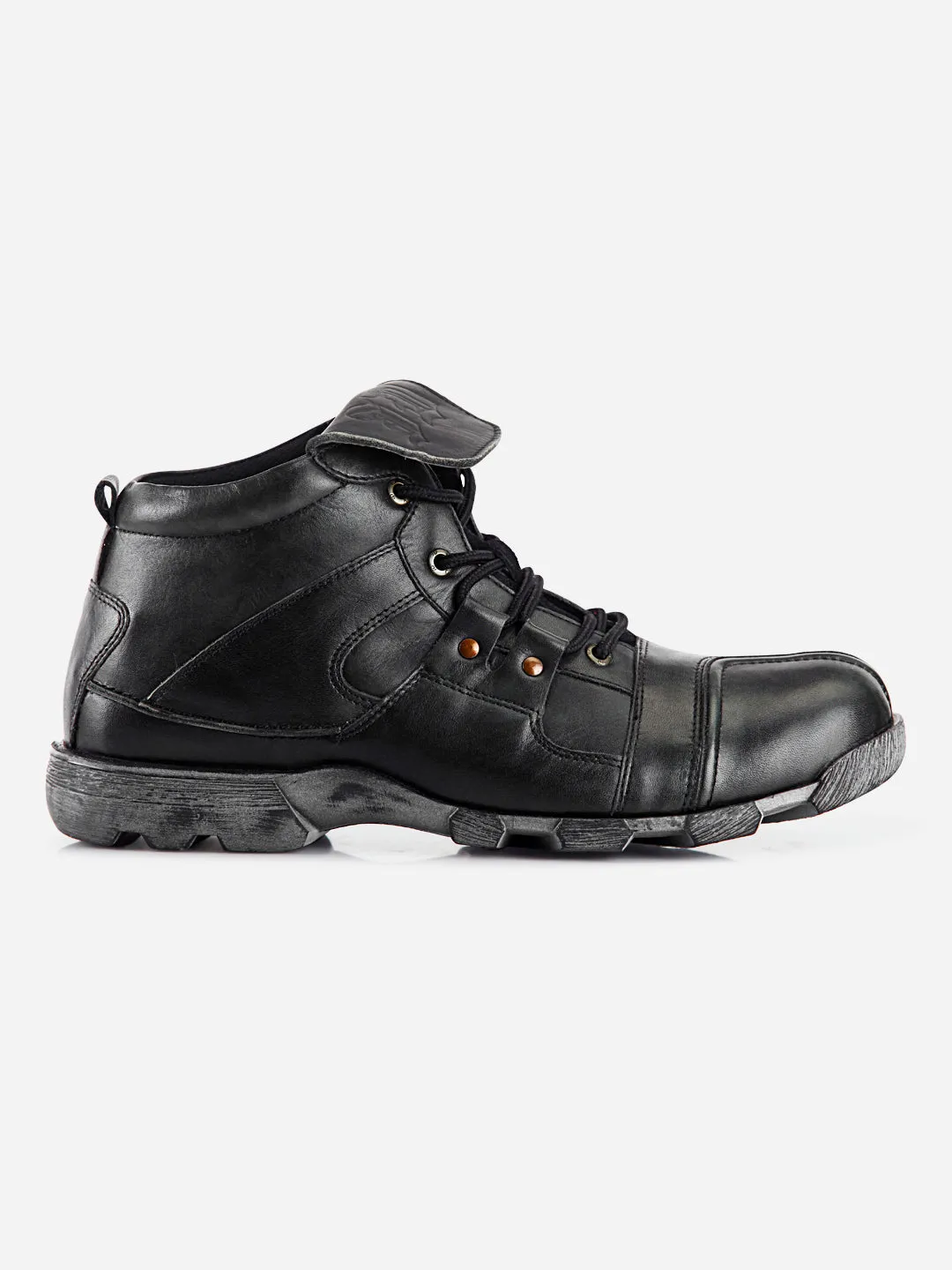 forest walk Men's Ankle Lace Up Boot (ID0215)