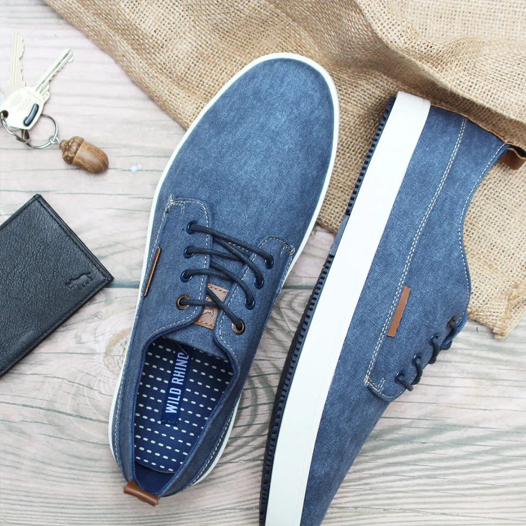Hart Casual Shoes Navy Lateral Stabilizer Modern Comfort