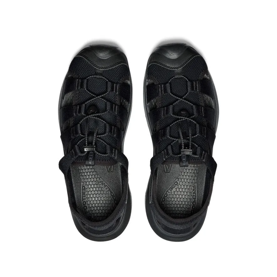 Men's Seanik H2 Sandal  |  Black/Magnet Quick Release Laces Relaxation Sandal