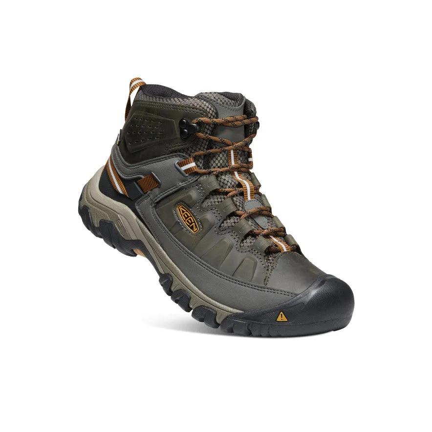 Men's Targhee III Waterproof Mid  |  Black Olive/Golden Brown Durable Build Hiking Trails