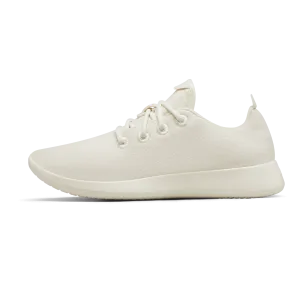 Women's Wool Runner - Natural White (Cream Sole) Flexible Grip High Comfort