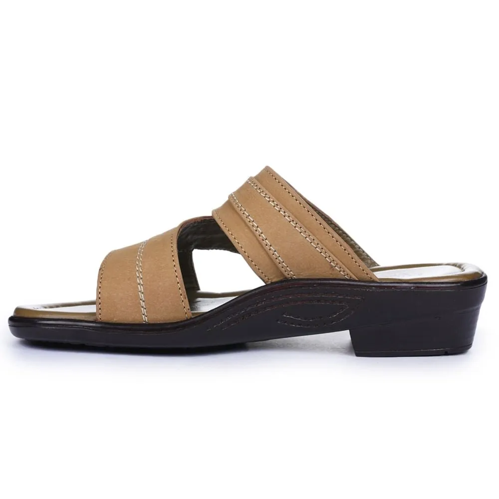 Coolers Casual Brown Slippers For Men 7153-37 By Liberty Peak Mode