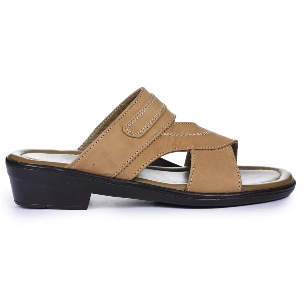 Coolers Casual Brown Slippers For Men 7153-37 By Liberty Global Cool Body Balance