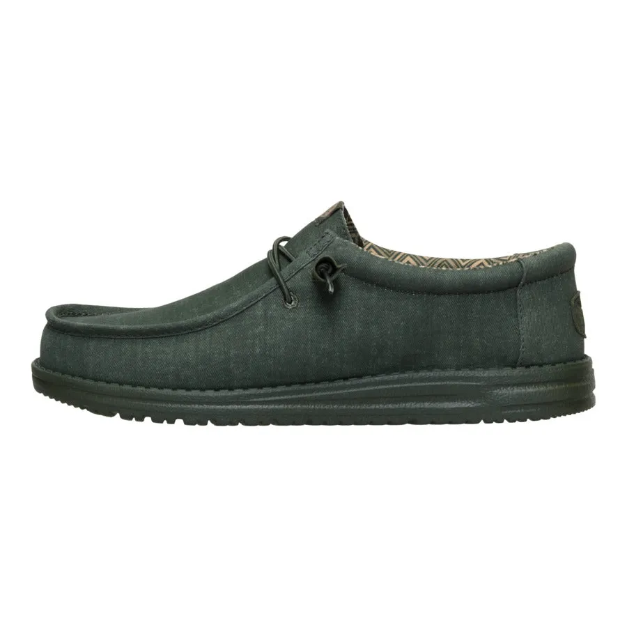 Wally Stretch Canvas - Deep Green Gloss Mood