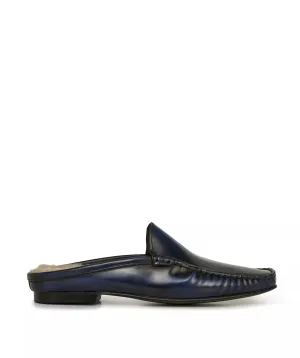 Mocassins MARION Bleu Patent Cover