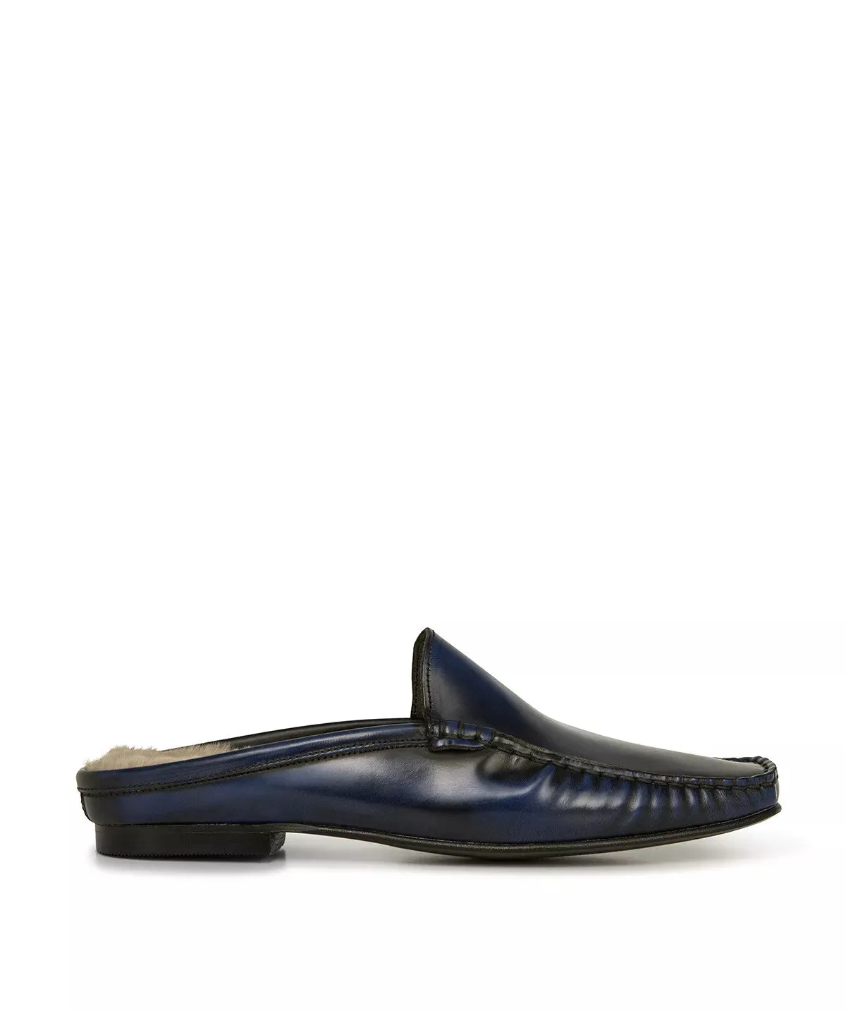 Mocassins MARION Bleu Patent Cover