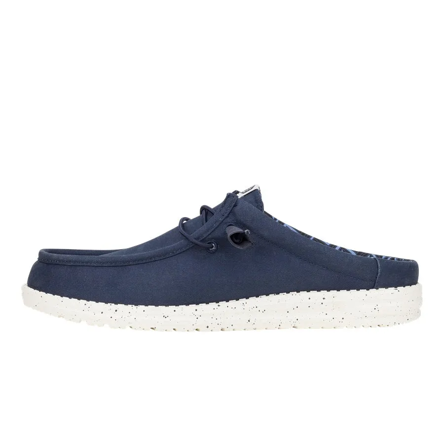 Cool Tone Game Edge Wally Slip Stretch Canvas - Navy