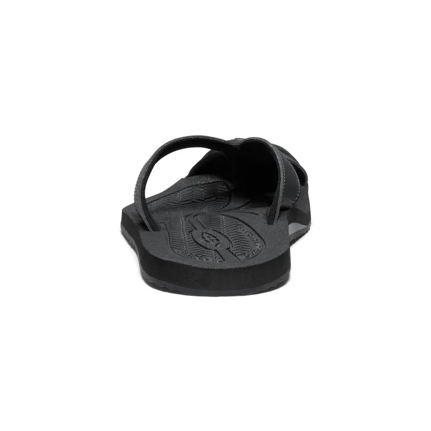 Comfy Fit Women's Barbados Flip-Flop  |  Black/Steel Grey