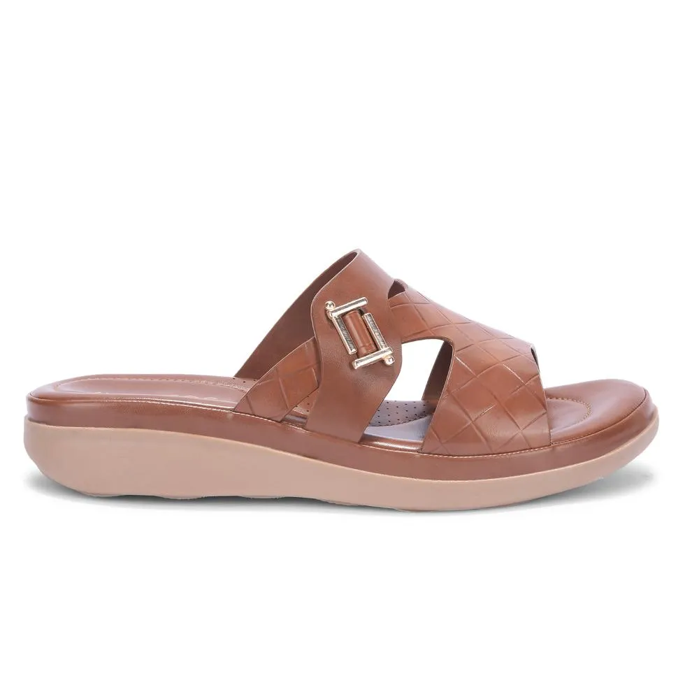 Senorita By Liberty Women JD-12 Brown Casual Slippers Form Ease