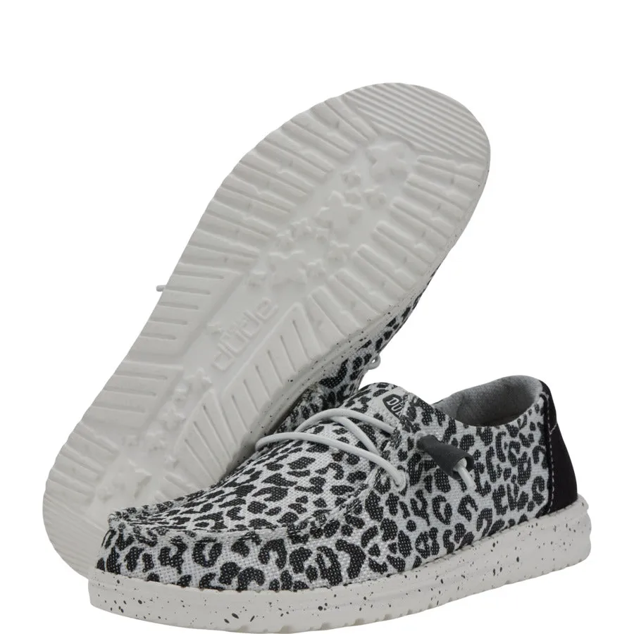 Wendy Leopard - Black/Grey Strong Stitching