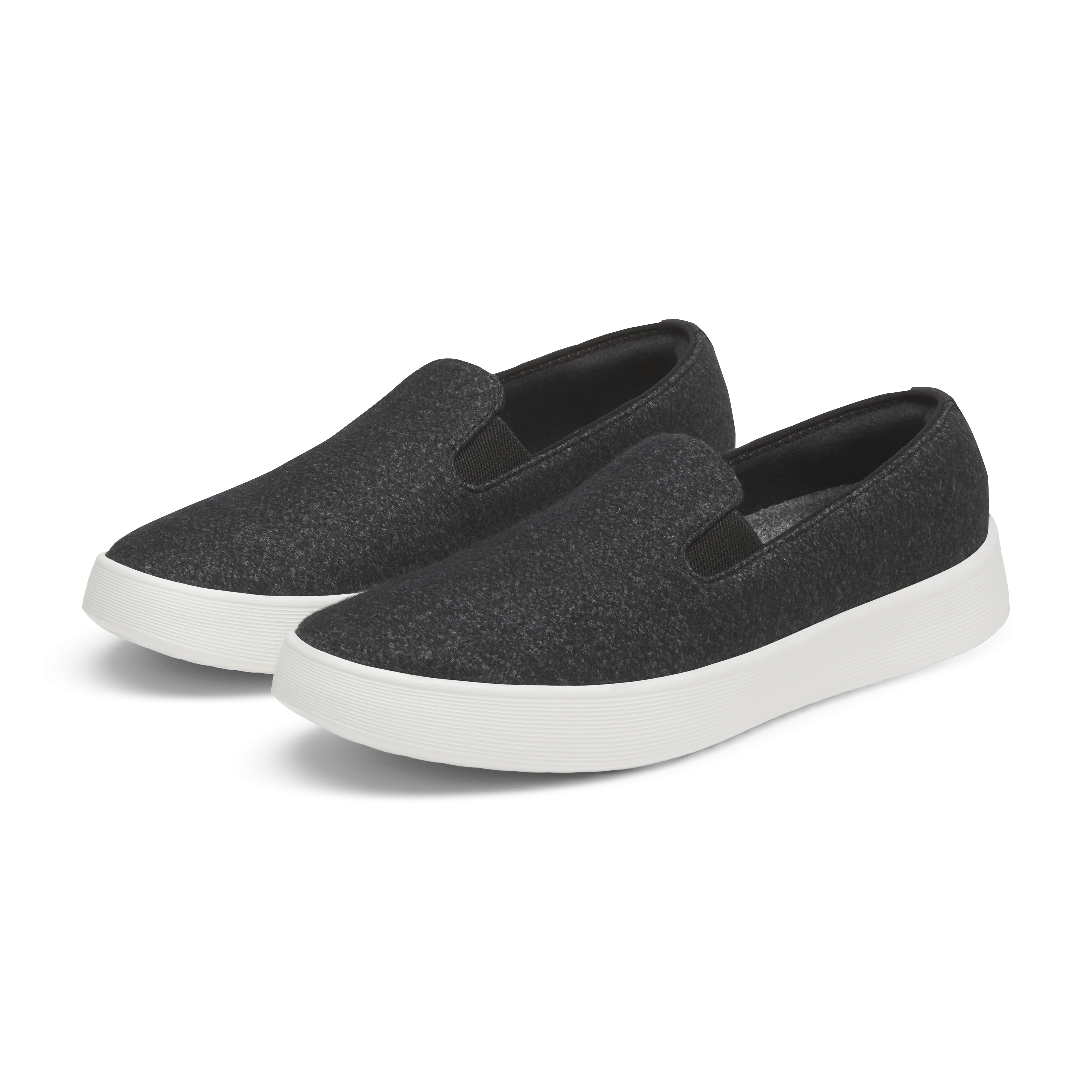 Women's Wool Cruiser Slip On - Natural Black (Blizzard Sole) Comfortable Material Comfort Sandal