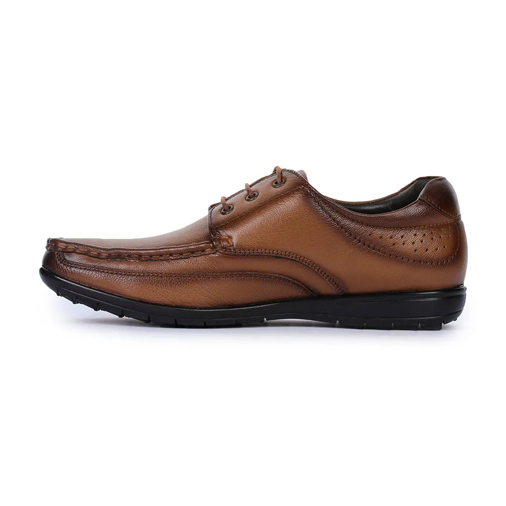 Healers Formal (Tan) Lace-Up Shoes For Men FL-1414 By Liberty True Shade