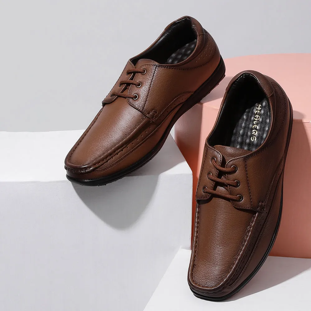 Detail Craft day use Healers Formal (Tan) Lace-Up Shoes For Men FL-1414 By Liberty