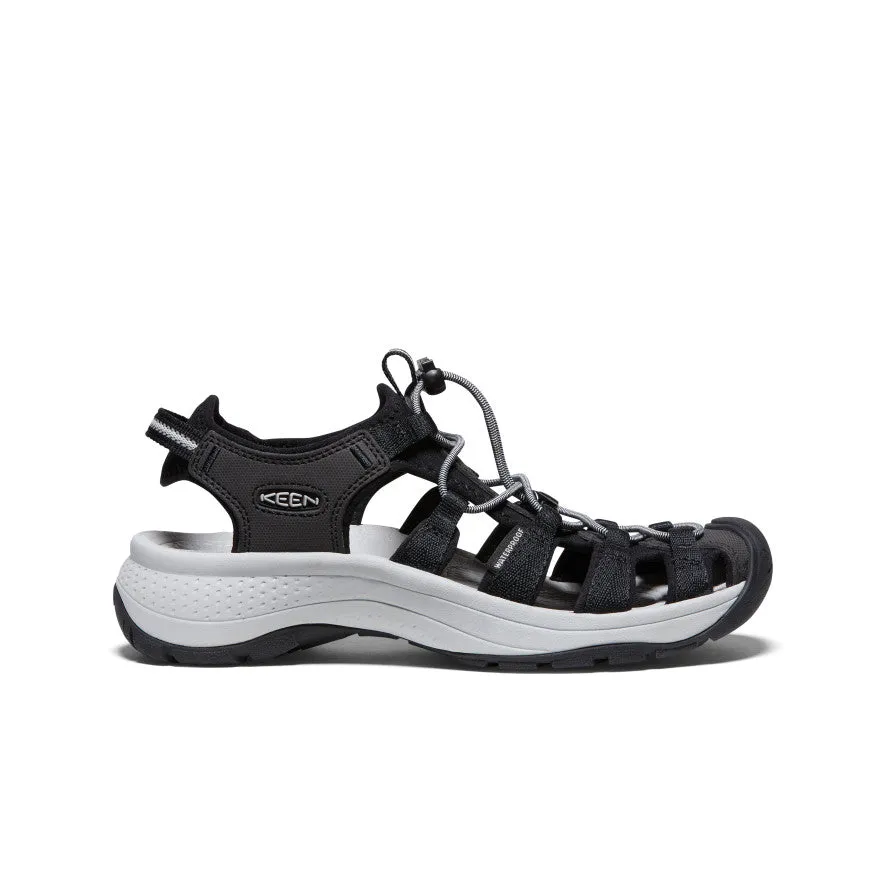 Women's Astoria West Sandal  |  Black/Grey Adaptive Form Contoured Fit