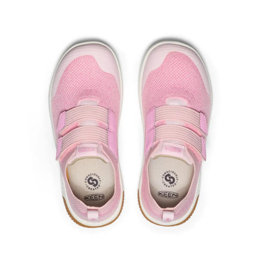 Big Kids' KNX Knit Double Strap  |  Giggle Pink/Moonlite Mauve Slip Resistant Outsole Girls' specific shoes