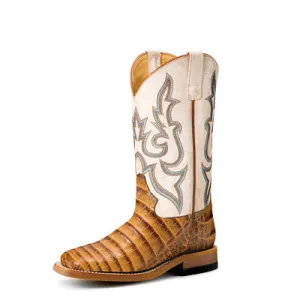 Stretchable kids' clothes Macie Bean Toast Caiman Print Children's Boot