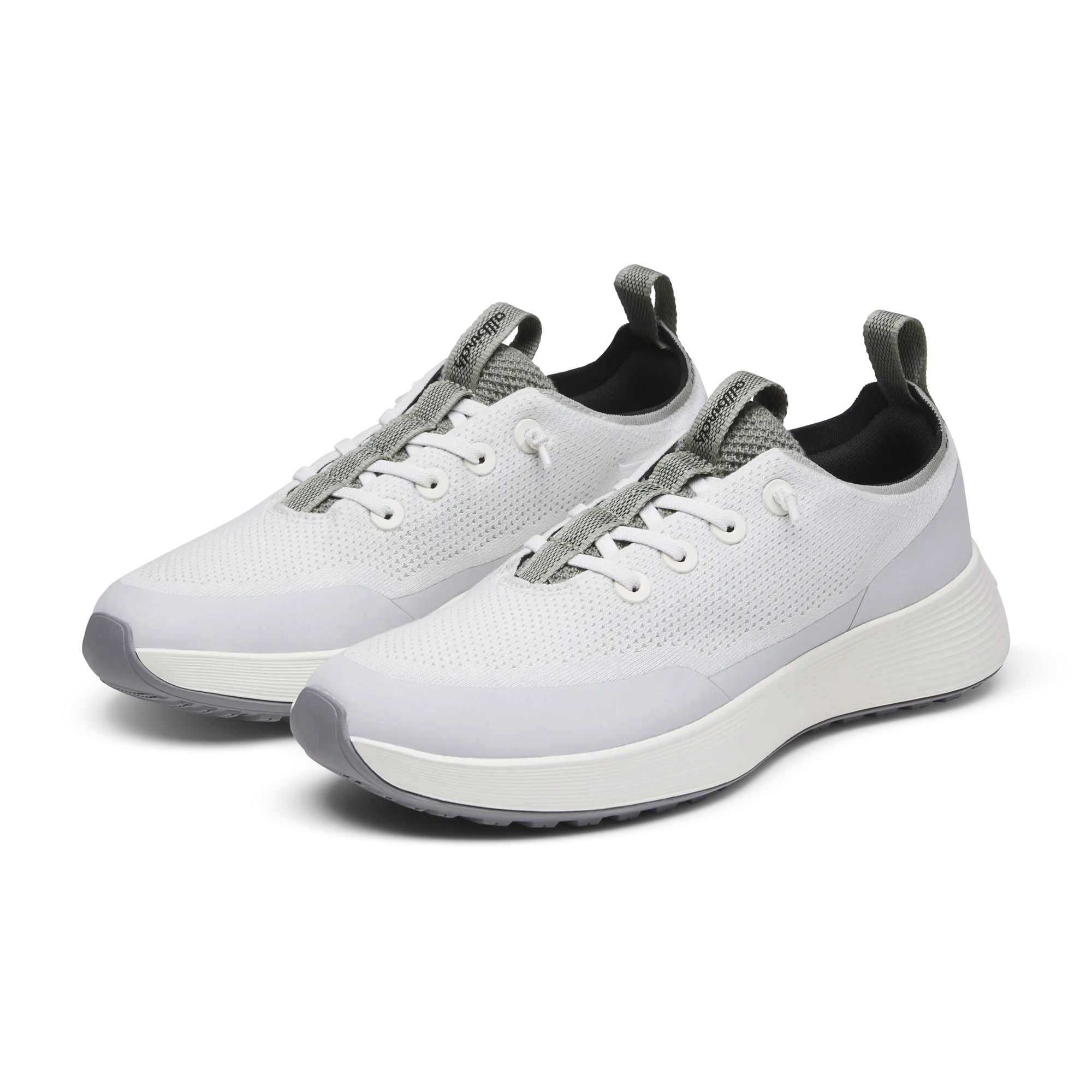 Hydraulic Heel Cushioning Women's Tree Runner Go - Utility - Blizzard/Hazy Pine (Natural White Sole)