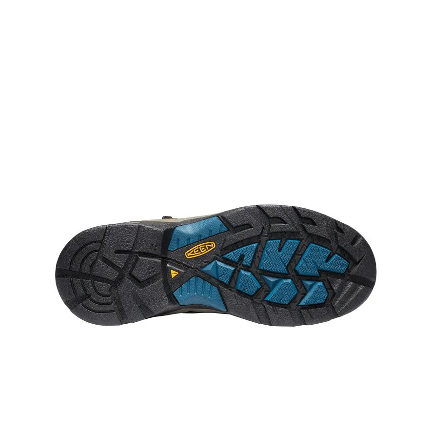 Comfort Slip-On Sandals Men's Detroit XT Waterproof Boot (Steel Toe)  |  Cascade Brown/Orion Blue